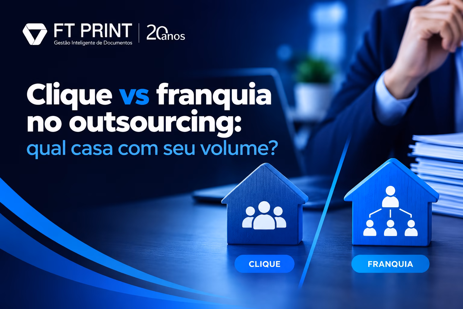 Comparação de modelos de cobrança de outsourcing de impressão: clique avulso e franquia mensal