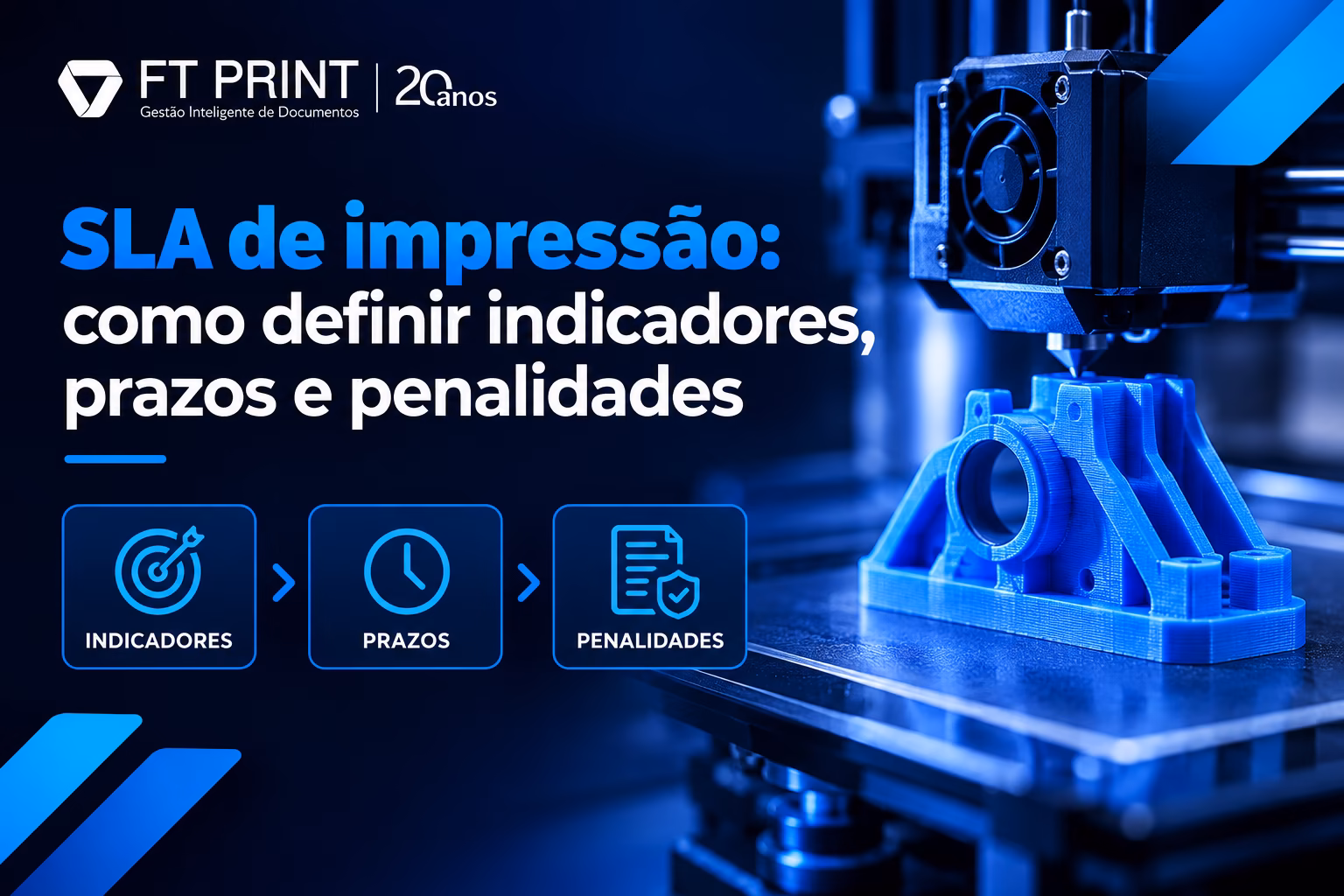 SLA de impressão: indicadores e prazos em contrato de outsourcing