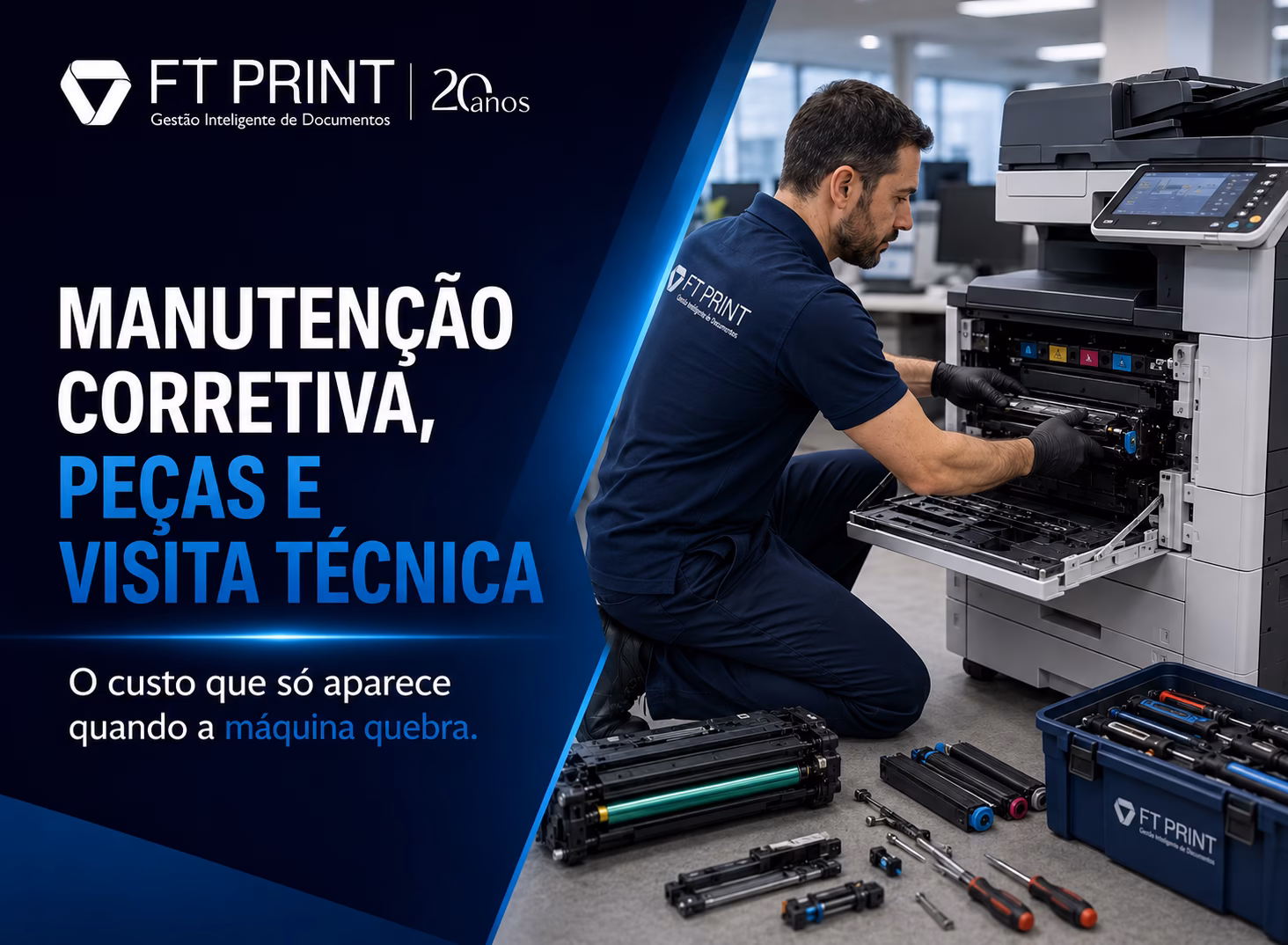 Custo de Manutenção Corretiva de Impressora: A Conta Oculta